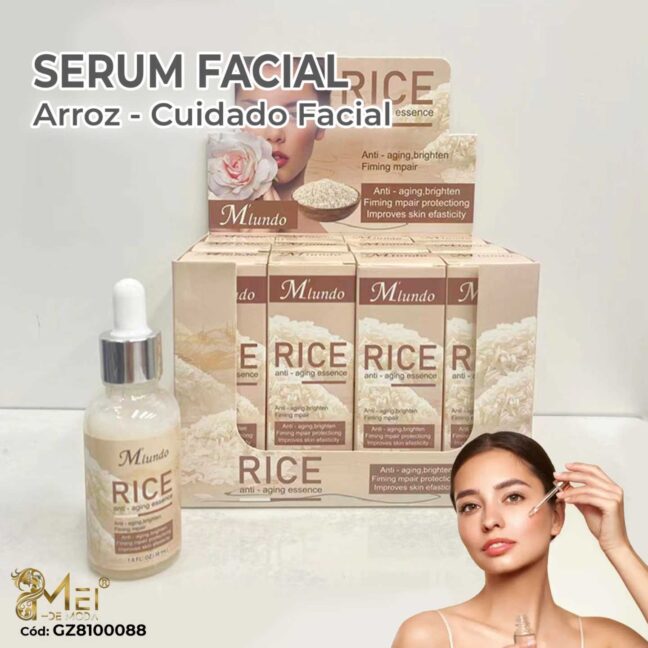 Serum Facial de Arroz 30ml 12 unidades