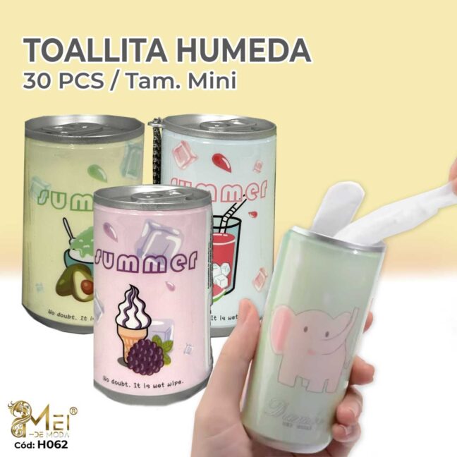 Toallitas húmedas 30pcs Lata