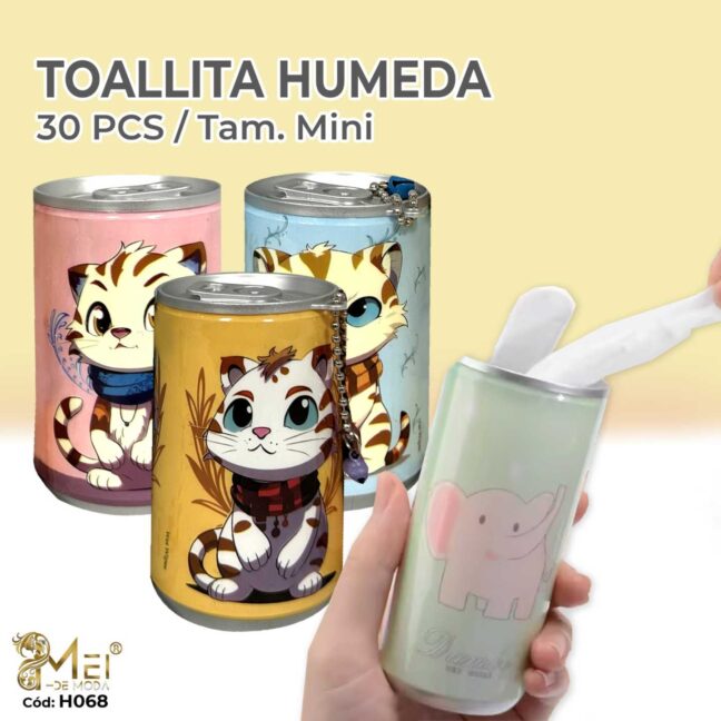 Toallitas húmedas 30pcs Lata