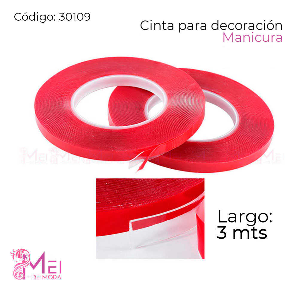 Cinta para manicure 3 mts