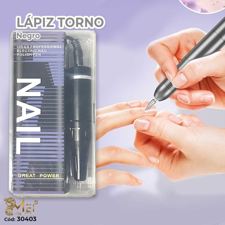 Lapiz de Torno 7.5v 35.000rpm Color Negro y Plata