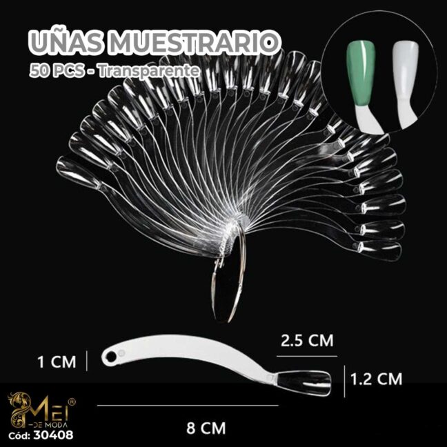 Muestrario 50Pcs Ballerina Transparente
