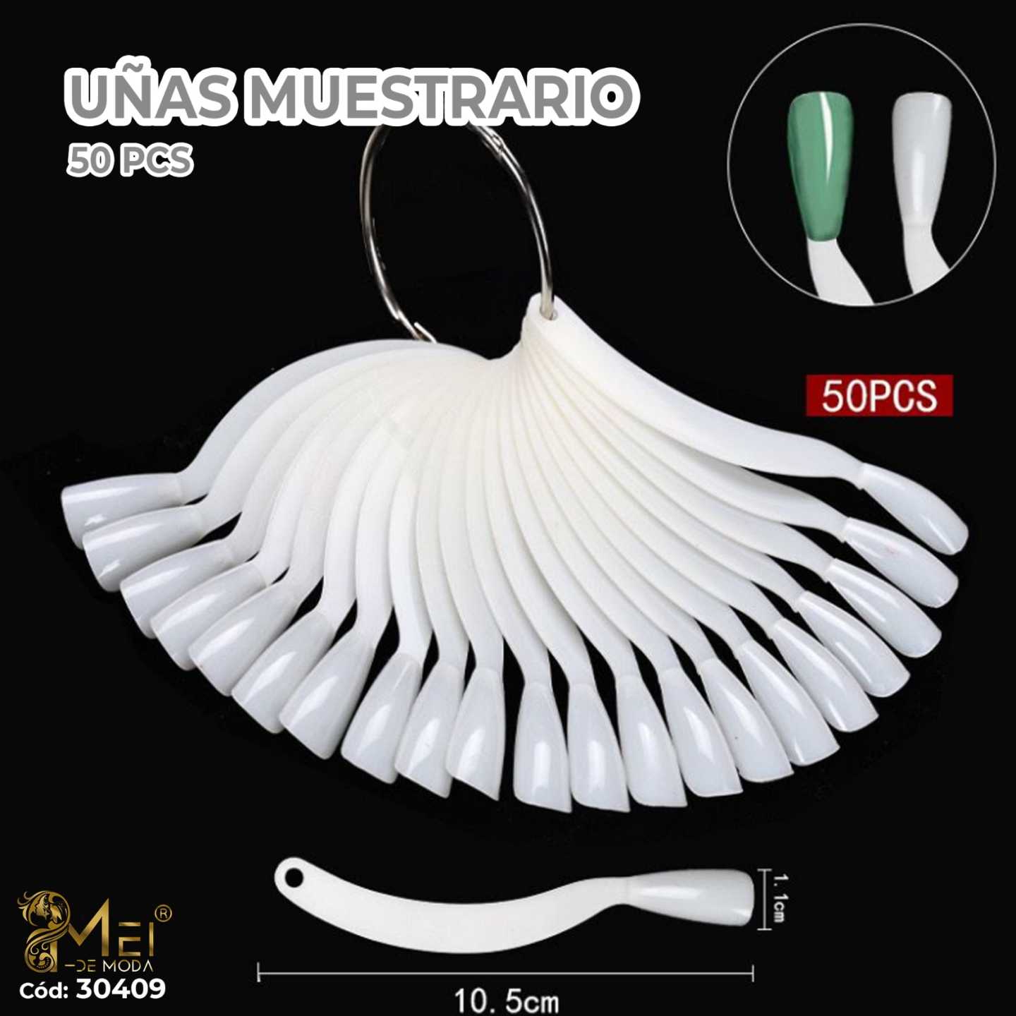 Muestrario 50Pcs Ballerina Color Hueso – Mei de Moda