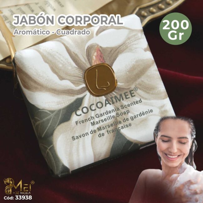 Jabón de Marsella con fragancia francesa 200G (Gardenia)