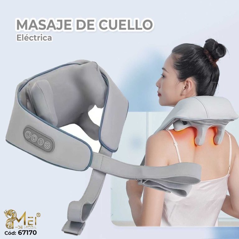 Masaje de cuello y hombros 1800MA Recargable Cable USB