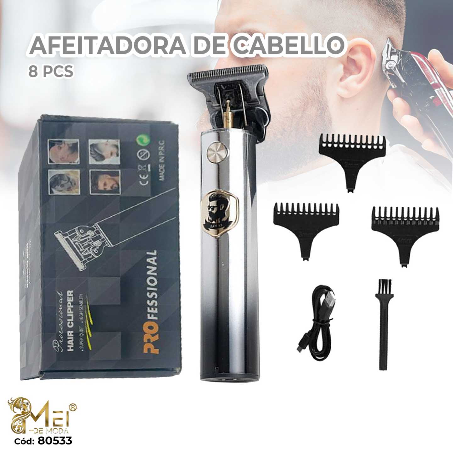 Máquina Cortadora De Cabello y Afeitadora Profesional / Surker Modelo SK-652