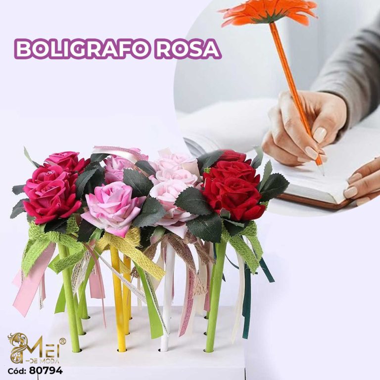 Boligrafo de Rosas 12 unid