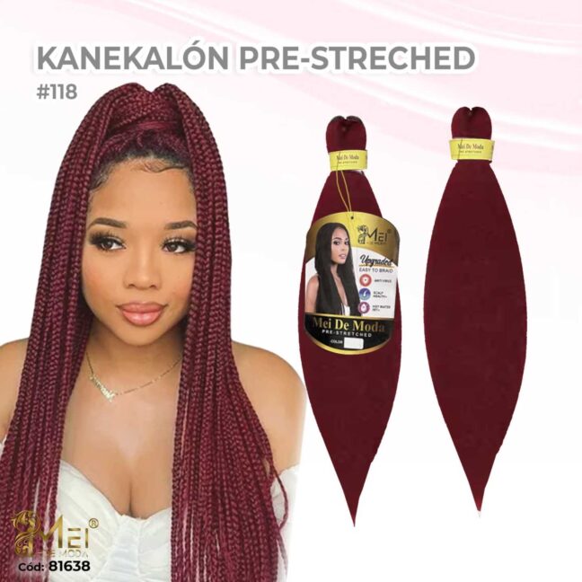 Kanekalón Pre-Strecher #118 65cm/90g