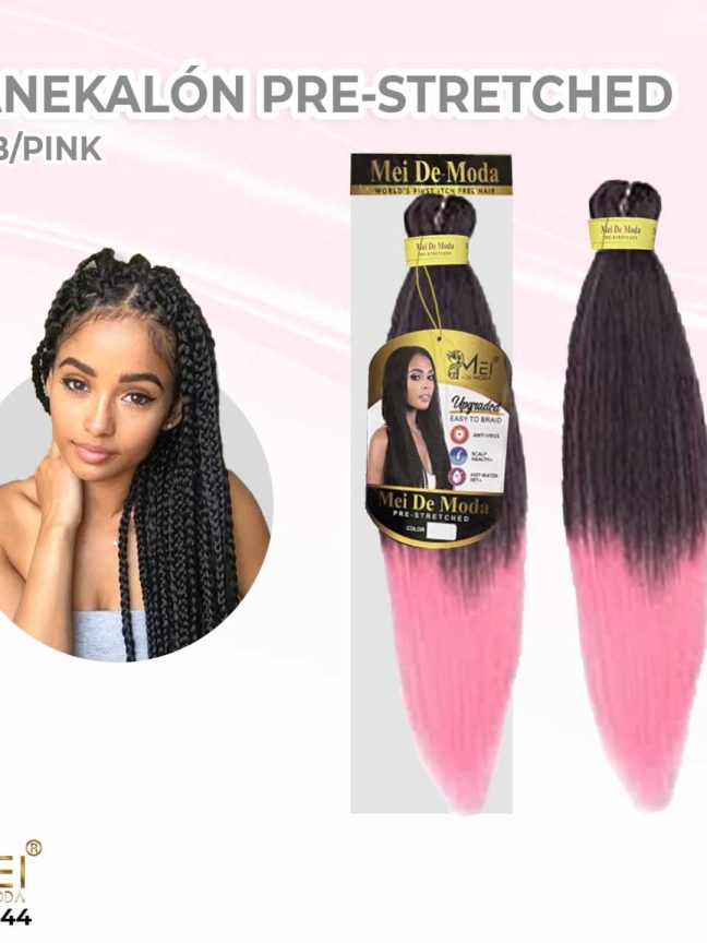 Kanekalón Pre-Strecher T1B/PINK 65cm/90g