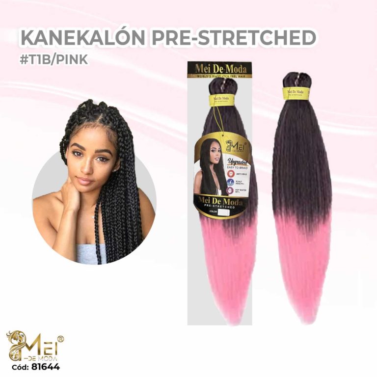 Kanekalón Pre-Strecher T1B/PINK 65cm/90g