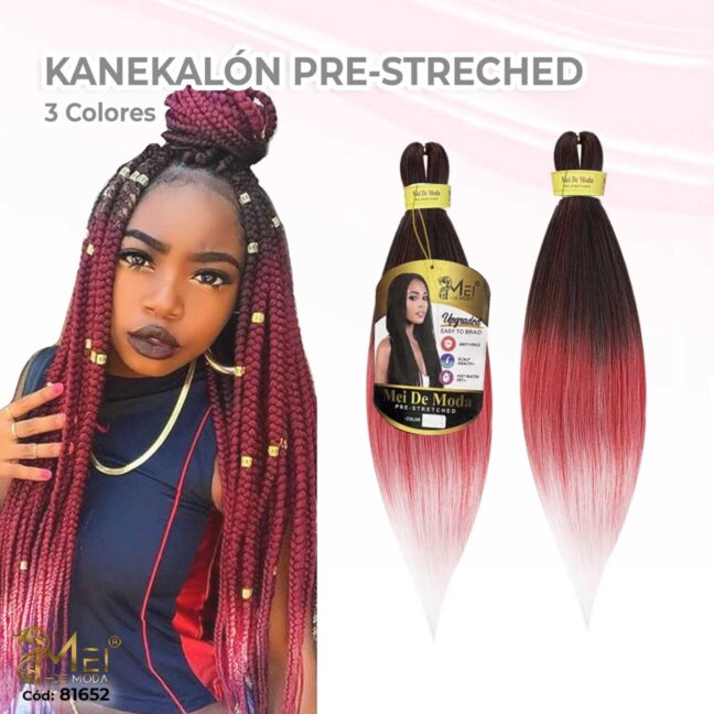 Kankealón Pre Streched 16-T1B/Burgundy/White Length