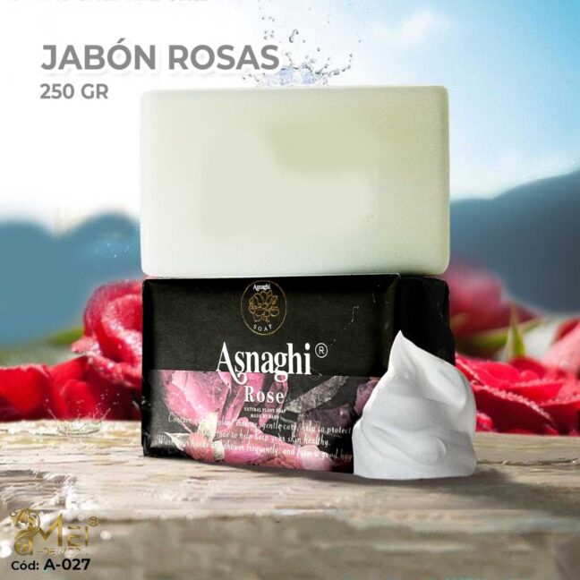 Jabón de rosas 250g