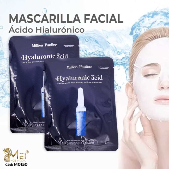 Mascarilla Facial Ácido Hialurónico , 10 UNIDAD