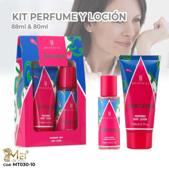 Perfume 88ml + 80ml Serie Romantic Bloom