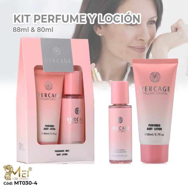 Perfume 88ml + 80ml Serie Pink Temptation