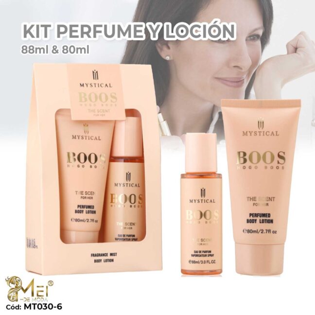 Perfume 88ml + 80ml Serie Romantic Flower Language