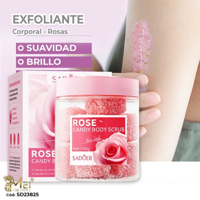 Caramelo Exfoliante De Rosas 140g