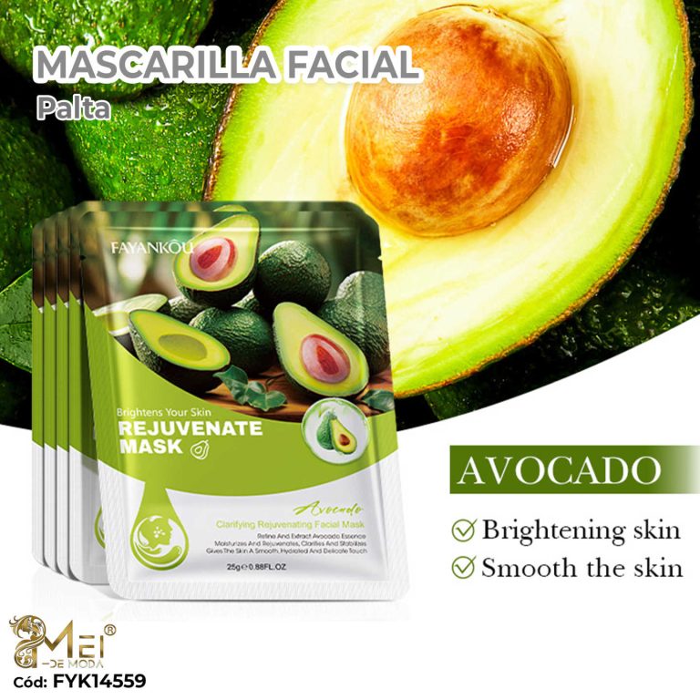 Mascarilla facial para una piel clara y rejuvenecida 25g 10 Unid