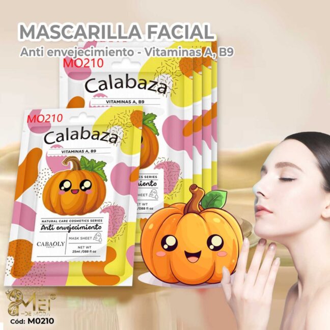Mascarilla Facial de Calabaza, 10 UNI