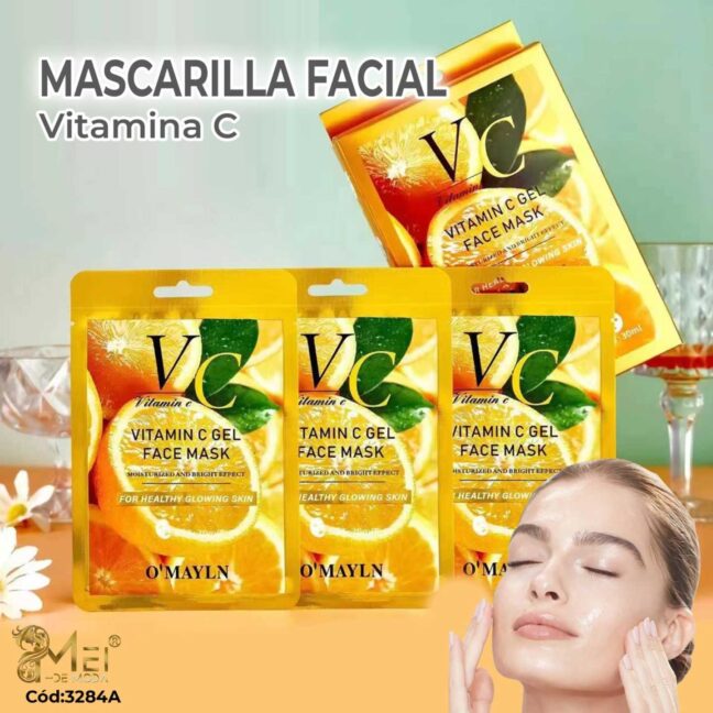 Mascarilla Facial vitamina c 10 unidades