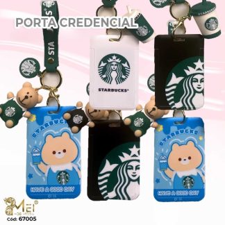 Porta credencial Starbucks 12 unidades