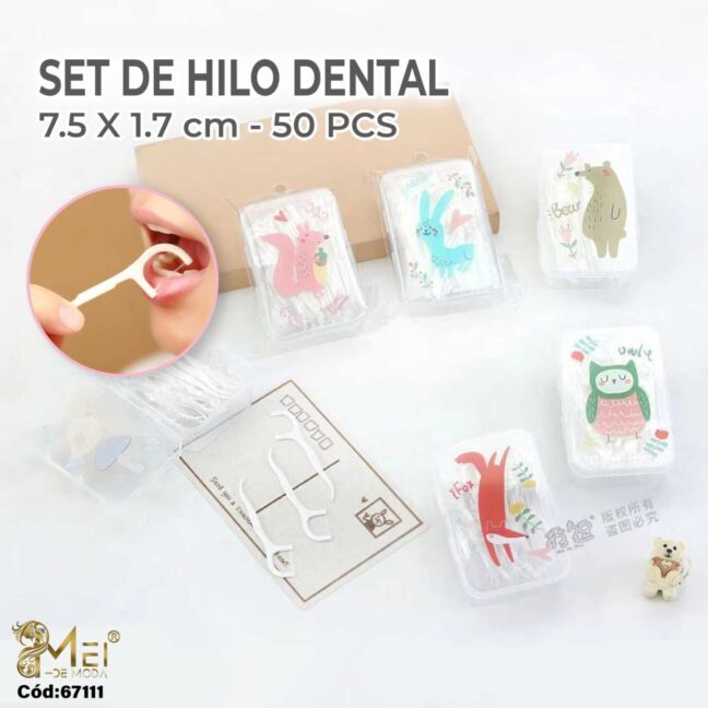 Hilo Dental 50 pcs 7,5x1,7cm