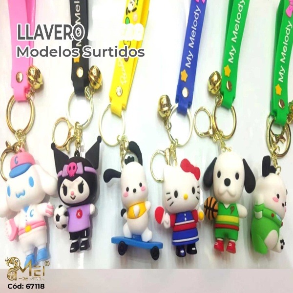 Llaveros  12 PCS