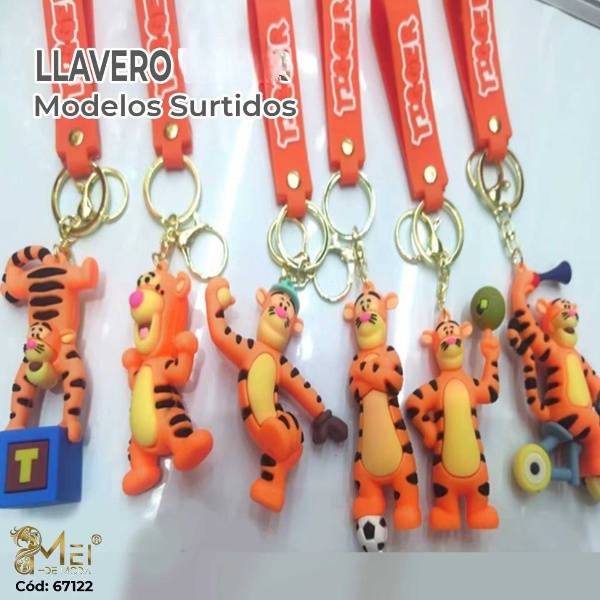 Llaveros 12 pcs