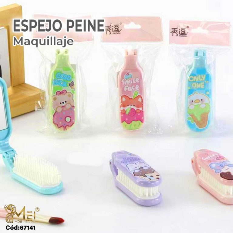 Cepillo y Espejo con Diseño