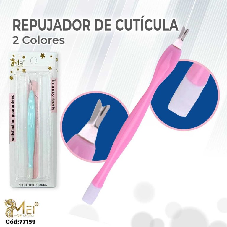 3 Repujador de Cutícula 2 Colores 11 cm