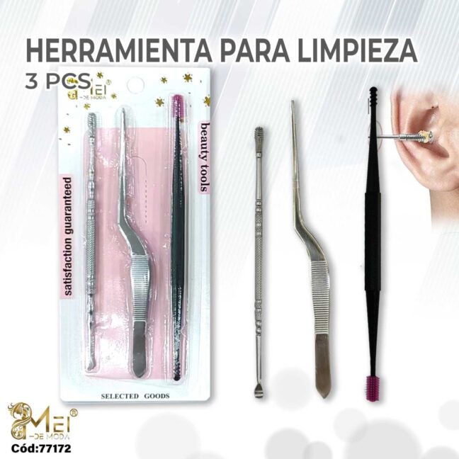 Set para Limpiar Oído 3 pcs
