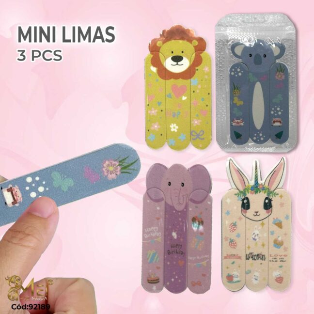 2 Mini Limas con Diseño 3 pcs 9.5cm