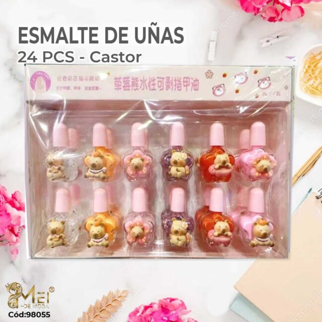 Esmalte de Uñas Ositos 24 pcs/6ml