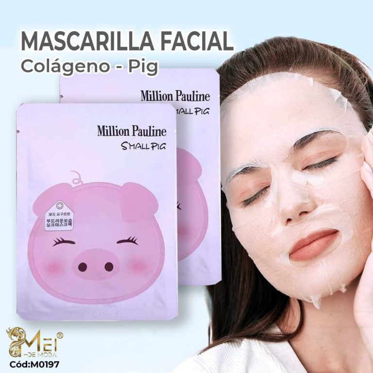 Mascarilla Facial Colágeno Pig 10 unidades