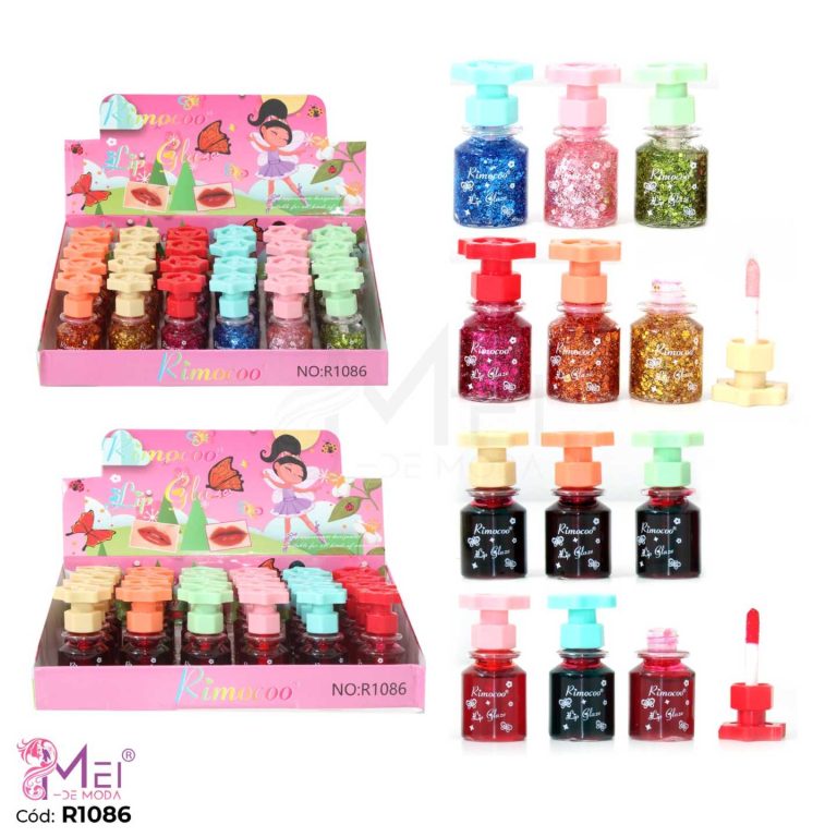 Tinta y Brillo para Labios  24 pcs