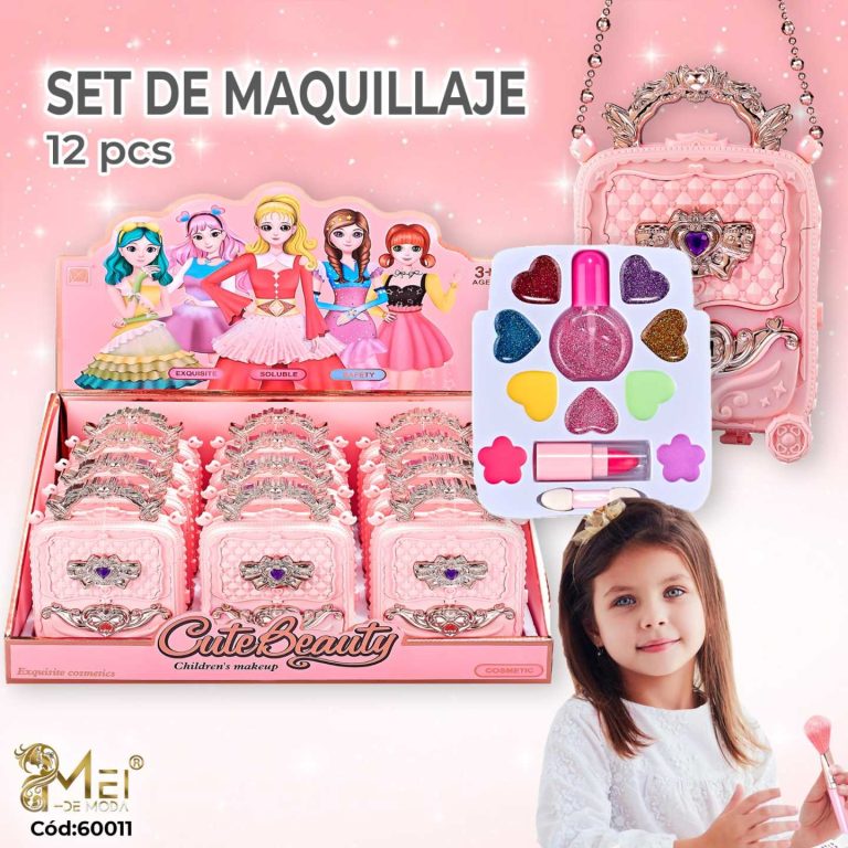 Set de Maquillaje Princesa 12 pcs