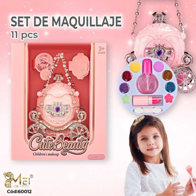 Set de Maquillaje Carruaje Claro 11 pcs