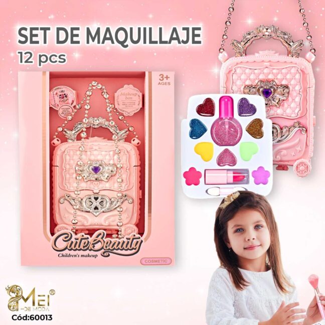 Set de Maquillaje Princesa Claro 12 pcs