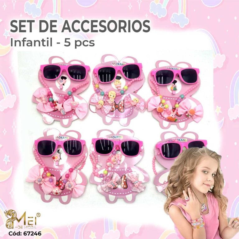 Set de joyería infantil 5 pcs