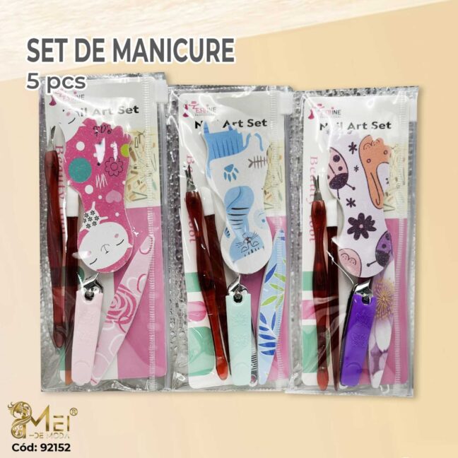 set de manicura de 5 piezas