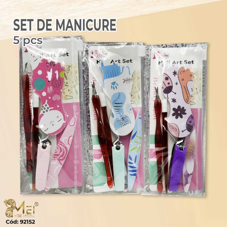 set de manicura de 5 piezas
