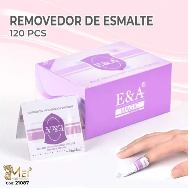 Láminas con Quita Esmalte 120pcs