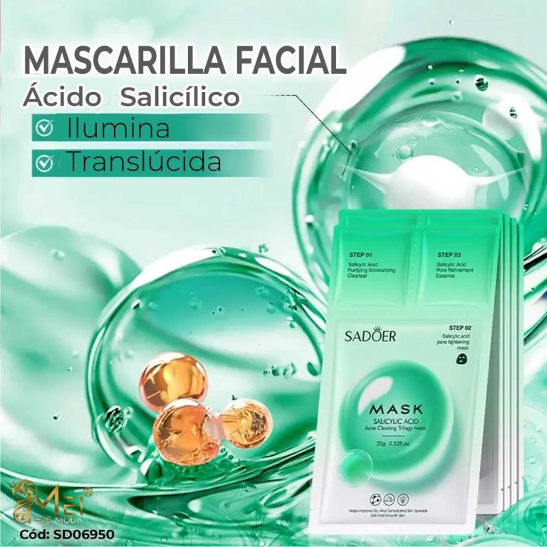 Mascarilla Facial 3 pasos  10 unidades