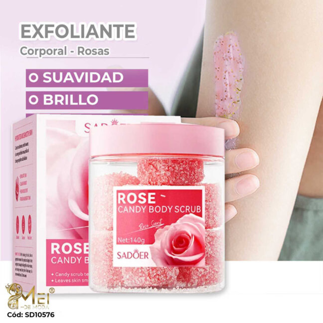 Exfoliante corporal rosas 140 gr