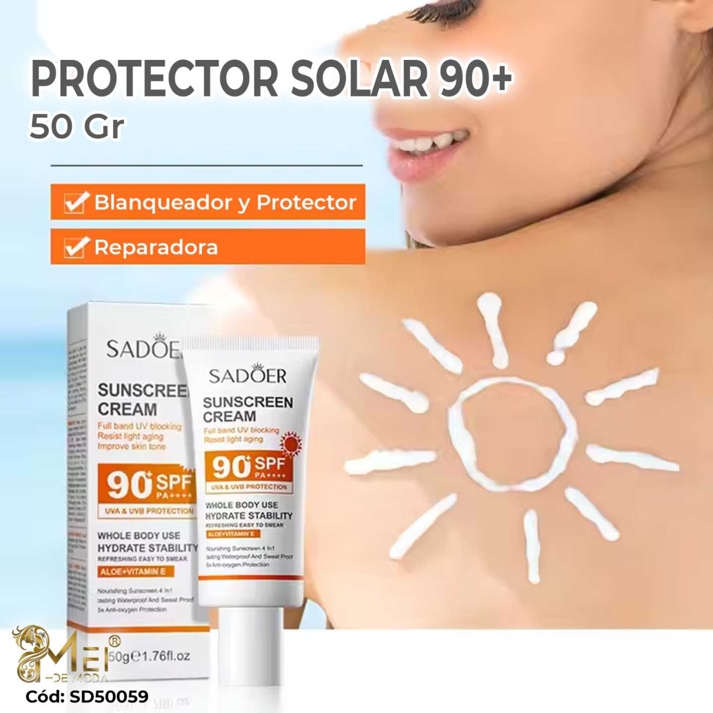 Protector solar SPF90+ 50gr