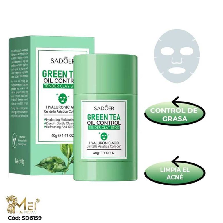 Mascarilla en Barra 40 gr Green Tea