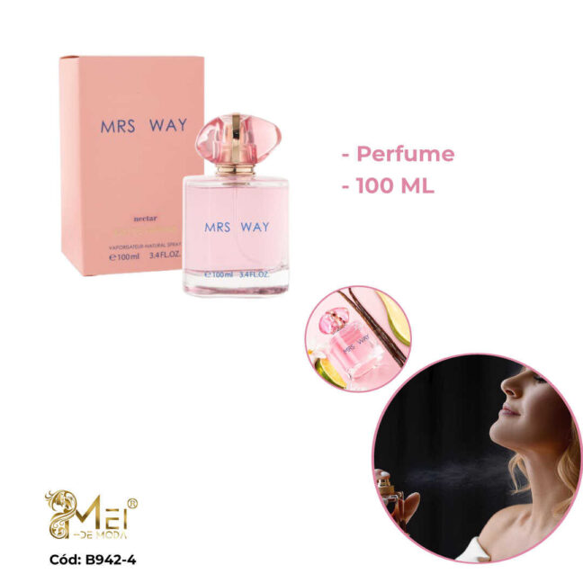 Perfume de Mujer MRS WAY Rosa 100ml