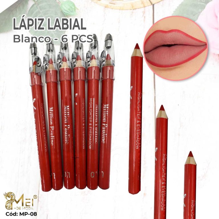 Lápiz Labial con Saca Puntas 6uNs