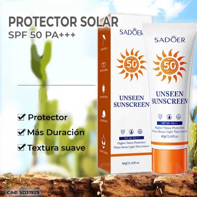 Protector Solar SPF50+ PA+++ 40gr