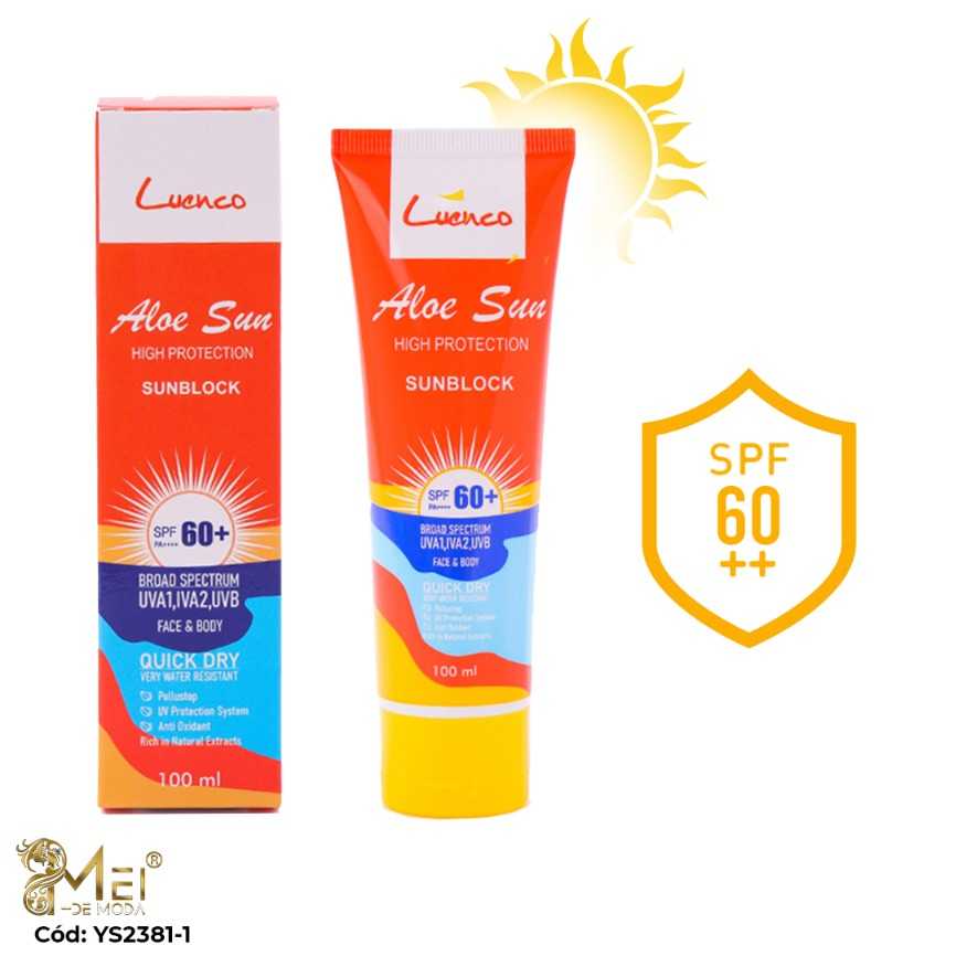 Protector Solar Amarillo 100ml 60+